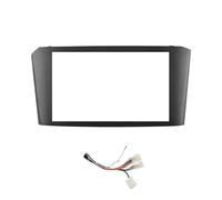 Façade D'autoradio 2 Din 7 Pouces pour Toyota pour Avensis 2002-2008 Cadre Noir Lecteur CD/DVD Tableau Bord Audio Panneau Intérieur(Black,Frame-Cable-canbus)
