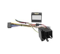 Façade D'autoradio 2 DIN 9 Pouces 22,86 Cm pour VW pour Polo 2011-2016 Grand Écran Kit De Finition pour Tableau Bord WEFOLCC(Cable Canbus)
