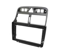 Façade D'autoradio 2 DIN 9 Pouces avec Adaptateur Et Insert De Tableau De Bord pour Peugeot 307 307CC 2002-2013 PYPFQUMQGR(Black Frame)