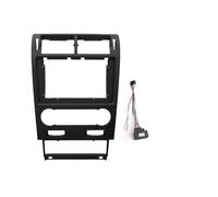 Façade D'autoradio 2 Din 9 Pouces pour Ford pour Mondeo 3th 2004-2007 Radio Fascia Spécial Tableau Bord Kit D’Outils pour Habillage Cadre DVD Panneau Cadre Radio(Frame-2-cable-A)