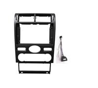 Façade D'autoradio 2 Din 9 Pouces pour Ford pour Mondeo 3th 2004-2007 Radio Fascia Spécial Tableau Bord Kit D’Outils pour Habillage Cadre DVD Panneau Cadre Radio(Frame-1-cable-A)