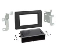 Façade d'autoradio 2 DIN avec vide poche compatible avec Opel Movano/Renault Mas