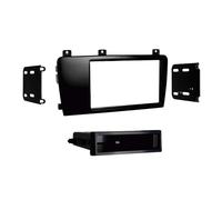 Façade d'autoradio 2-DIN avec vide poche compatible avec Volvo S60/S70/V70/CX70