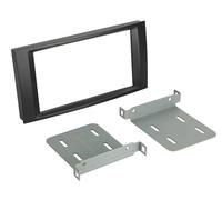 Plaque de support autoradio 2Din noire pour VW T5 2003-2015 Touareg 2003-2010