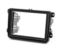 Façade D'autoradio 2 DIN Garniture Intérieure De Tableau Bord DVD pour VW pour Touran pour Caddy pour Golf V WEFOLCC(178x102mm)
