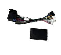 Façade D'autoradio 2 DIN pour Dacia pour Logan pour Duster Adaptateur Cadre Façade Panneau CD Garniture Tableau Bord WEFOLCC(Cord canbus B)