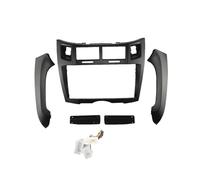 Façade D'autoradio 2 DIN pour Toyota pour Yaris pour Vitz pour Platz 2005-2012 Kit Tableau De Bord Adaptateur DVD Stéréo MP5 Cadre(Frame Cable Black)