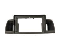 Façade d'autoradio 2DIN 9 Pouces Compatible avec Toyota Corolla EX 2007-2012, Cadre de Tableau de Bord, câble d'alimentation Inclus Facade d'Autoradio Panneau de Navigation(Brown Frame)