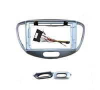 Façade d'autoradio 2DIN pour Hyundai i10 2007-2013 avec faisceau de câbles 2DIN