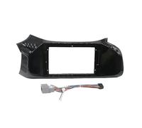 Façade D'autoradio 9" 2Din pour Chevrolet pour Onix 2012-2019 Android MP5 Lecteur Stéréo Panneau Cadre Garniture Installation Tableau Bord(UV Black,Frame and Cable)
