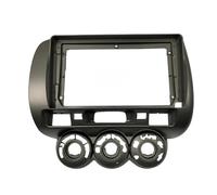 Façade D'autoradio 9 Pouces 2 DIN Cadre Montage pour DVD Volant Gauche/Droit pour Fit pour City pour Jazz 2006(Left Driving,Frame Cable)