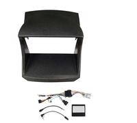 Façade D'autoradio 9 Pouces 2DIN avec Panneau Stéréo Faisceau Câblage 16 Broches Câble d'alimentation Et Décodeur Canbus pour Ford pour Fiesta Mk6 2009-2017 PYPFQUMQGR(Frame Canbus 09-11)