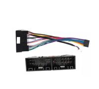 Façade D'autoradio 9 Pouces Android MP5 Lecteur Stéréo 2 DIN Cadre Tableau Bord pour Hyundai pour Tucson 2015 2016 2017 WEFOLCC(Power Cord)