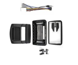 Façade D'autoradio 9 Pouces Android Stéréo Lecteur 2 DIN Panneau De Tableau De Bord avec Câble pour Nissan pour Note 2005-2012 RESPUNEKBAH(Fascia and Cable)