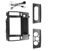 Façade D'autoradio 9 Pouces avec Cadre De Tableau De Bord Lecteur DVD/MP5/Android 2 DIN pour Nissan pour Tiida pour Latio 2005-2010 Panneau Stéréo Façade D'autoradio(Frame an Cord)