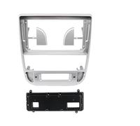 Façade D'autoradio 9 Pouces avec GPS, Lecteur MP5 Et Stéréo 2 DIN pour Peugeot 406 (1999-2004)(Silver Frame)