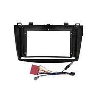 Façade D'autoradio 9 Pouces avec Lecteur MP5 Android Navigation Et Système Audio 2 DIN pour Mazda 3 2010-2013 QAQMHVCVB(Frame with Cable)