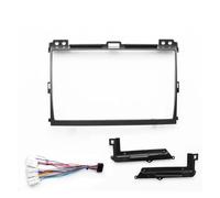 Façade D'autoradio 9 Pouces Cadre Stéréo Garniture Tableau Bord pour Toyota pour Land Cruiser pour Prado 120 2002-2009(Frame and Cable)