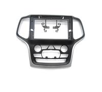 Façade D'autoradio 9 Pouces Cadre Stéréo Lecteur 2 DIN Garniture Tableau Bord pour Jeep pour Grand Cherokee Haut Gamme 2014-2017(Only Frame)