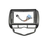 Façade D'autoradio 9 Pouces pour Fit pour Jazz pour City 2002-2008 Câble Stéréo Kit Tableau Bord Android Plaque Frontale WEFOLCC(Right at,Frame Cable)