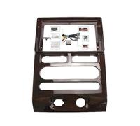 Façade D'autoradio 9 Pouces pour Ford pour Expedition 2007-2015 2din Installation du Panneau Surround Kit Tableau Bord Cadre GPS Autoradio MP5 Fascia Cadre Radio(AT AC Full Set)