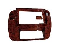 Façade D'autoradio 9 Pouces pour N&issan pour Patrol Y61 1997-2006 2 DIN, Installation sur Tableau De Bord Autoradio Cache Radio(LHD Wood Grain)