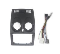 Façade D'autoradio 9 Pouces pour Qashqai 2006-2013 Panneau Vidéo Lecteur Audio Kit Montage 2 DIN Garniture Finition Tableau Bord(Fascia et câble)