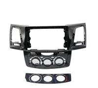 Façade D'autoradio 9 Pouces pour Toyota pour Fortuner pour Hilux pour Vigo 2005-2014 Android MP5 Lecteur Multimédia Cadre Coque Stéréo WEFOLCC(Only Frame-B)