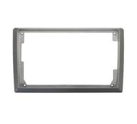 Façade D'autoradio Adaptateur Fascia Radio Android 12.3/9 Pouces À 10 Pouces À 9/13.1 Pouces Kit Cadre De Panneau De Montage De Tableau De Bord Cadre Panneau(10 to 9 inch Silvery)