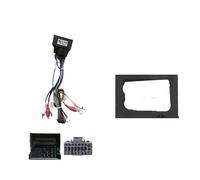 Facade d'Autoradio Compatible avec Audi TT 2006-2014 : Cadre, façade, Panneau et Support de Montage pour autoradio multimédia 9 Pouces, Adaptateur et câble décodeur.(Canbus Cable)