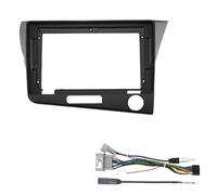 Façade d'autoradio Compatible avec Honda CRZ 2010-2016 : autoradio DVD Android stéréo 9 Pouces, Panneau de Commande, écran, câble et Faisceau de Navigation Cadre Radio(RHD Panel+Cable)
