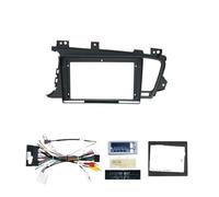 Façade d'autoradio Compatible avec Kia K5 2011-2015 Optima, Panneau de 9 Pouces, Faisceau de câbles, Adaptateur d'alimentation Facade d'Autoradio(FrameA Cable2 Canbus)