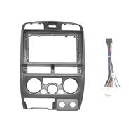 Façade d'autoradio de remplacement grand écran 9 pouces compatible avec D-MAX/MU 7 Colorado 2006-2012, kit de cadre de tableau de bord, intérieur de voiture (2001-2005)(2001-2005 With Cable)