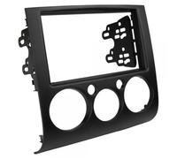 Façade D'autoradio Double DIN Panneau De Tableau De Bord Adaptateur De Console Garniture pour Mitsubishi pour Galant 2003-2016 KLAUER(178x102mm)