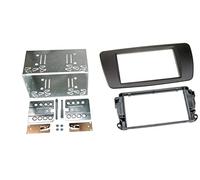 Façade d'autoradio double DIN pour Seat Ibiza 6J / 6JN à partir de 2008 Noir
