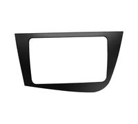 Façade D'autoradio Double DIN pour Seat pour Leon Installation De Navigation DVD Cadre Et Garniture(Black)