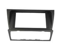 Façade D'autoradio Double DIN pour Série 3 E90 E91 E92 E93 2004-2012 Kit Finition pour Tableau Bord Autoradio CD DVD Stéréo WEFOLCC(178x100mm)