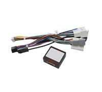 Facade d'Autoradio Façade autoradio 2 DIN 9 Pouces Compatible avec Renault Kangoo 2015-2018 (Cadre et Panneau d'installation pour autoradio DVD Double DIN)(Vehicle Cables)