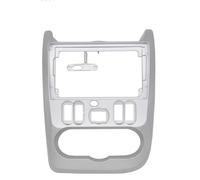 Façade d'autoradio Façade d'autoradio 2 DIN Compatible avec Renault Logan, Sandero. Adaptateur Double Cadre pour Panneau CD et Garniture de Tableau de Bord. Auto Radio Cadre(A)