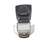 Façade d'autoradio Façade d'autoradio Double DIN Compatible avec Ford Fiesta 2008-2017 - Kit de Montage sur Tableau de Bord Auto Radio Cadre(Silver-2008-2017)