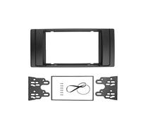 Façade D'autoradio Façade Double DIN Autoradio CD/DVD/GPS avec Cadre Audio Lecteur DVD Stéréo pour BMW Série 5 E53 pour X5 E39 Cadre Radio