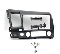 Façade d'autoradio Faisceau de câbles pour Panneau multimédia Android 9 Pouces Compatible avec Honda Civic 8 (2005-2012). Cadre Radio(Frame with Cable)