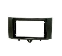 Façade d'autoradio Faisceau de câbles pour Panneau multimédia Automobile Carlaoer 9 Pouces Compatible avec Mercedes-Benz Smart Fortwo 2011-2015 Cadre Radio(Only Frame)