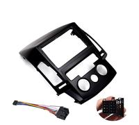 Façade D'autoradio Fascia pour Hyundai pour I30 2008 2009 2010 2011 AT/MT AC Cadre DVD Double Din Adaptateur Montage Audio 9 Pouces Panneau Tableau Bord Cadre Panneau(Frame MT an Cord)