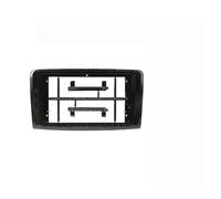 Façade D'autoradio Kit Cadre Stéréo Voiture pour Benz ML W164 2006 - 2010 Kits Garniture Tableau Bord Audio Panneau Facial Radio Universelle 9 Pouces Cadre Radio(Gloss Black)