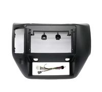 Façade d'autoradio Kit d'adaptation de façade pour autoradio Android 9 Pouces Compatible avec Nissan Patrol V5 Y61 (2011-2015). Auto Radio Cadre(Black Cable-LHD)