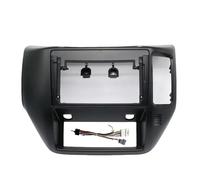 Façade d'autoradio Kit d'adaptation de façade pour autoradio Android 9 Pouces Compatible avec Nissan Patrol V5 Y61 (2011-2015). Auto Radio Cadre(Black Cable-RHD)