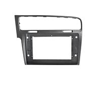 Façade d'autoradio Kit de Cadre pour autoradio Compatible avec VW Golf 7 (2013-2017) - Installation sur Le Tableau de Bord - Façade Auto Radio Cadre(Silver 9 inch)