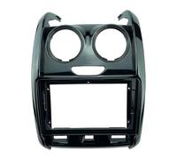 Façade d'autoradio Kit de façade en Plastique pour autoradio 2 DIN 9 Pouces avec Lecteur DVD, GPS et MP5, Compatible Renault Duster 2014-2018. Auto Radio Cadre