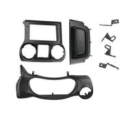 Façade D'autoradio Kit Tableau Bord 10.1 Pouces pour Jeep pour Wrangler 11 - 14 LHD RHD Cadre D'autoradio Fascia Adaptateur Lecteur Android Couvercle Panneau Cadre Radio(2011-14 LHD)
